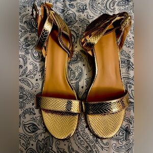 Gold heels
